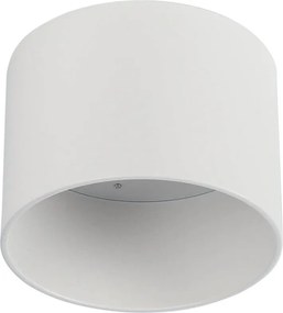 Applique da soffitto per lampade AR111 Fissa Bianca