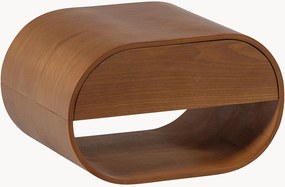 Comodino da parete effetto legno con cassetto Momo