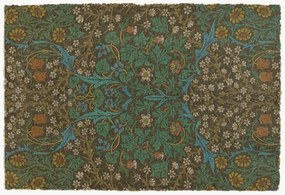 Zerbino in cocco fatto a mano William Morris