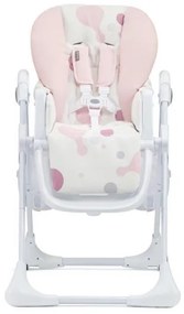 KINDERKRAFT - Sedia da pranzo per bambini YUMMY rosa/bianco