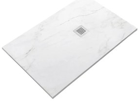 Piatto doccia SANYCCES in resina STRATO bianco L 70 x L 180 cm