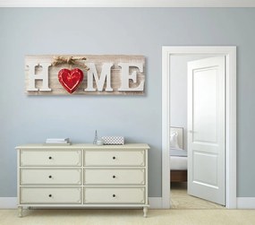 Stampa su tela – Con scritta Home