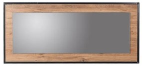 Specchio da parete QUANTUM 60x110 cm marrone/nero