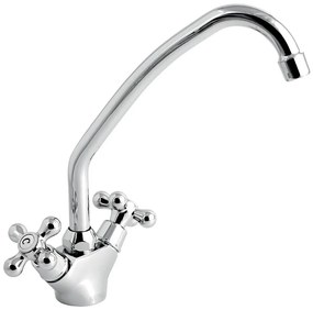 Novaservis - Miscelatore per lavello TITANIA RETRO cromo lucido