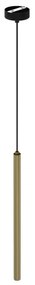 Lampadario a sospensione con filo YORU 1xG9/8W/230V 50 cm ottone