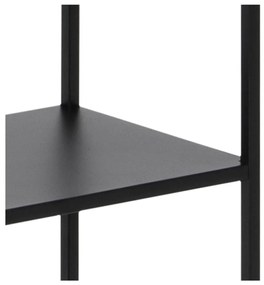 Libreria nera in metallo 70x185 cm Newcastle - Actona