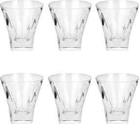 Set 6 bicchieri acqua 270 ml vetro Fusion RCR