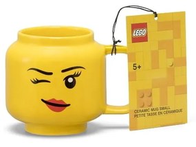 Tazza per bambini in ceramica gialla 255 ml Head - LEGO®