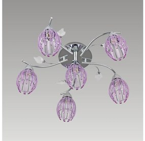 Prezent 61212 - Faretto EZZO 6xG9/33W/230V viola