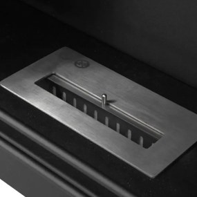 Camino a bioetanolo biocamino da terra JEFFERSON Bianco L 89,5 x H90,5 x P28