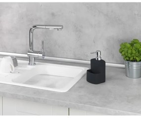 WENKO 3620117800 - Dispenser di sapone FESTIVAL 10x18 cm nero