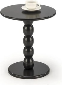 Tavolino da caffè rotondo Cirilla in nero - ø40/h47 cm