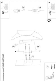 Sollux SL.1063 - Applique TEAR 1xG9/40W/230V nera