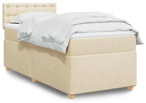 Giroletto A Molle Con Materasso Crema 90x200 Cm İntessuto /