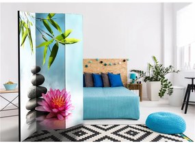 Paravento Water Lily and Zen Stones [Room Dividers]