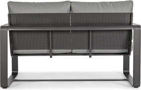 Divano da giardino in alluminio grigio Merrigan - Bizzotto