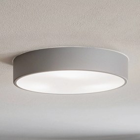 TEMAR LIGHTING Plafoniera Cleo 400, IP54, Ø 40 cm grigio