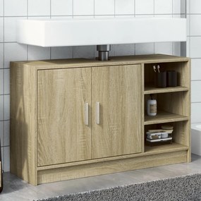 Mobile Lavabo Rovere Sonoma 90x29x55 Cm İn Truciolare /