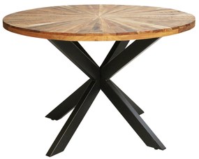 ROUNDED - tavolo con piano in legno massiccio