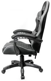Sedia gaming FIORANO nero/grigio