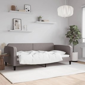 Letto Da Giorno Tortora 100x200 Cm İn Tessuto /