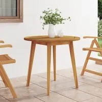 Tavolo da Giardino 85x75 cm in Legno Massello di Acacia 310299