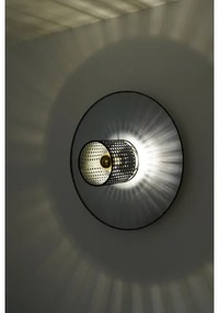 Duolla - Applique TOKYO RATTAN 1xE27/15W/230V diametro 50 cm argento/nero