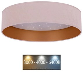 Brilagi - Plafoniera LED VELVET STAR LED/24W/230V d. 40 cm  rosa/oro