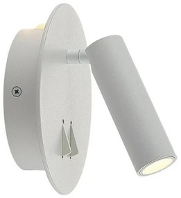 Magya LED 2 Rotondo Applique da Parete Bianco - Lucande