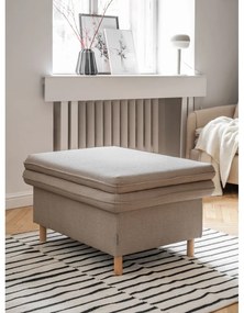 Poggiapiedi marrone chiaro Simon - Miuform