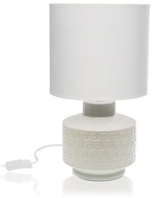 Lampada da tavolo Greek (22,5 x 39 x 22,5 cm) (22,5 x 39 x 22,5 cm) - Bianco