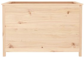 Fioriera Rialzata Giardino 119,5x82,5x78cm Legno Massello Pino