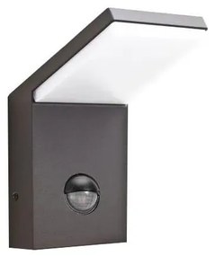 Ideal Lux - Lampada LED da esterno con sensore STYLE LED/9W/230V CRI 90 IP54 antracite
