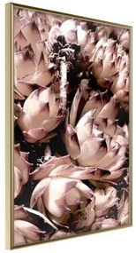 Poster  Autumnal Flowers  Cornice Quadri Cornice d'oro, Larghezza x Altezza Home decor 30x45