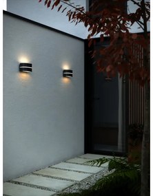 Nordlux - Applique da esterno SIBELIS 1xE27/10W/230V IP44 nero