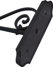 Lanterna da parete classica da esterno nera IP44 - Big