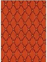 Mindthegap Carta da parati Tufted Panel - Red/ Gold