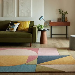 Tappeto in lana tessuto a mano 160x230 cm Esre Bright - Flair Rugs