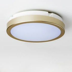 Brilagi - Plafoniera LED da bagno PERA LED/18W/230V diametro 22 cm IP65 oro