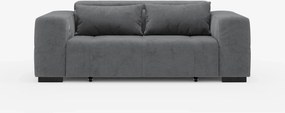 Monarch Divano con Relax Elettrico per allungamento sedute e Poggiatesta Reclinabile in tessuto morbido smacchiabile T31