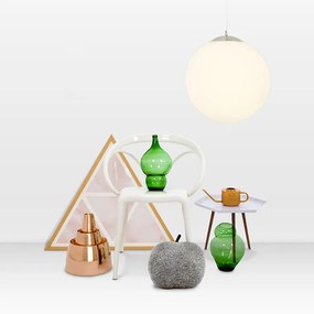 Lampada a sospensione moderna in vetro 40 cm - Ball