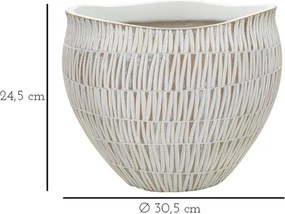 Cachepot Resina Stiky Cm Ø 30,5X24,5