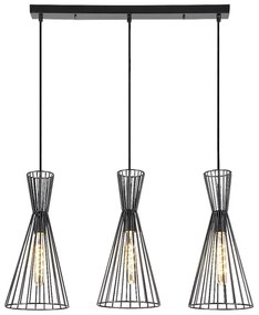 Rabalux 72006 - Lampadario a cavo LEANDROS 3xE27/60W/230V