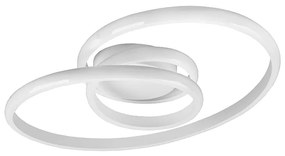 Plafoniera di design bianca con LED dimmerabile a 3 gradini - Levi