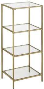 Libreria GLASY dorata