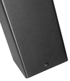 Lampada da esterno da terra nera 70 cm IP44 con vetro fumé - Denmark