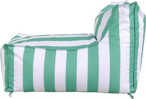 Pouf da giardino bianco e verde – Bonami Essentials