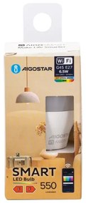 Lampadina LED RGBW dimmerabile G45 E27/6,5W/230V 2700-6500K Wi-Fi - Aigostar