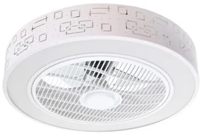 Lampadario Ventilatore da soffitto Black Aqua 36W illuminazione Led  regolabile con telecomando LEDme 