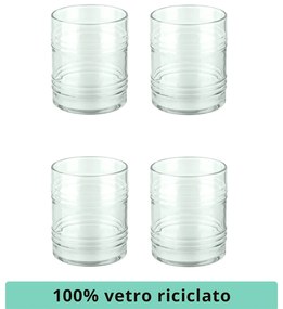 Set 4 bicchieri acqua Aware Tin Can Pasabahce